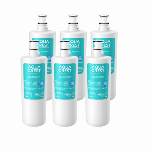 AQUA CREST Replacement for Filtrete 3US-AF01 Under Sink Water Filter, 6 Packs