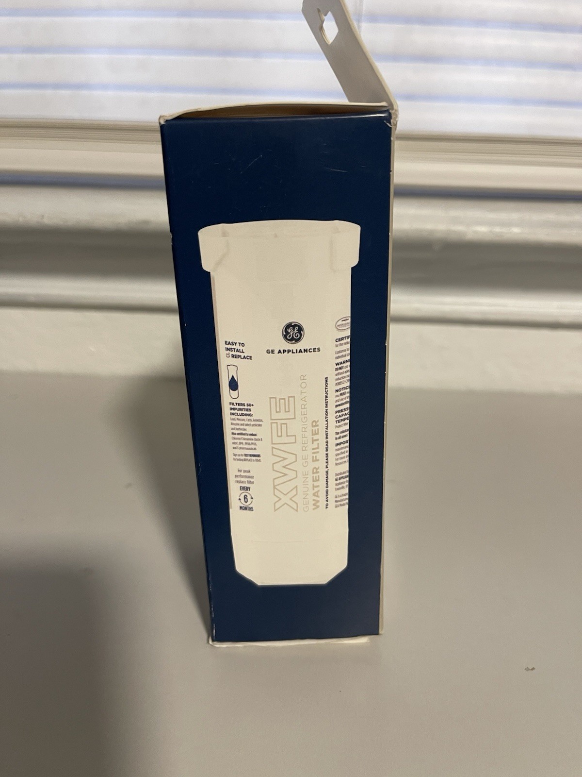 Genuine GE XWFE Refrigerator Filter, New, Sealed, W/ CHIP