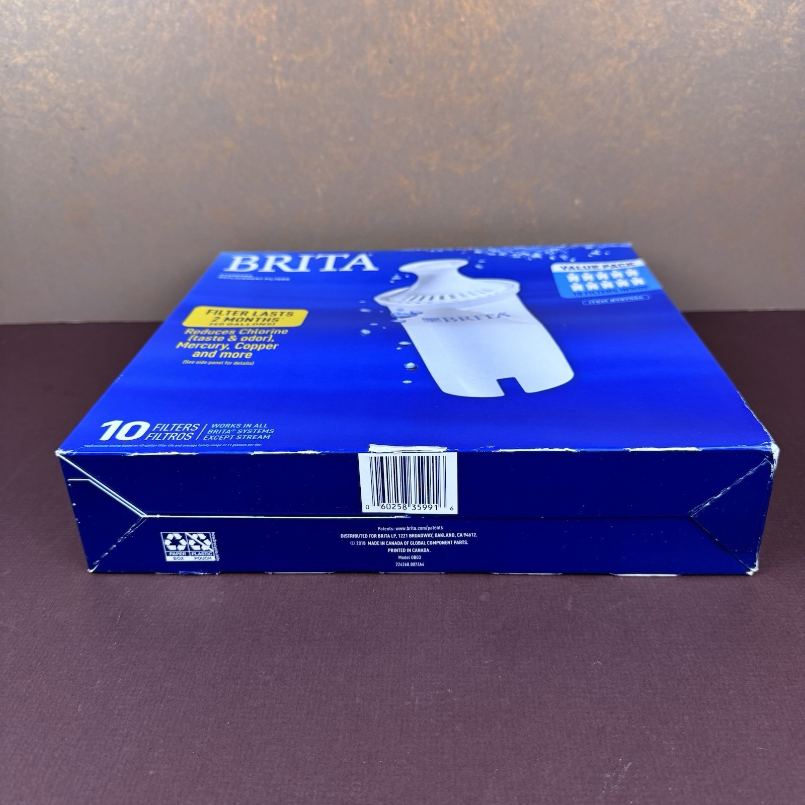 Brita 987554 Pitcher Standard Replacement Filters 10 Pack Value