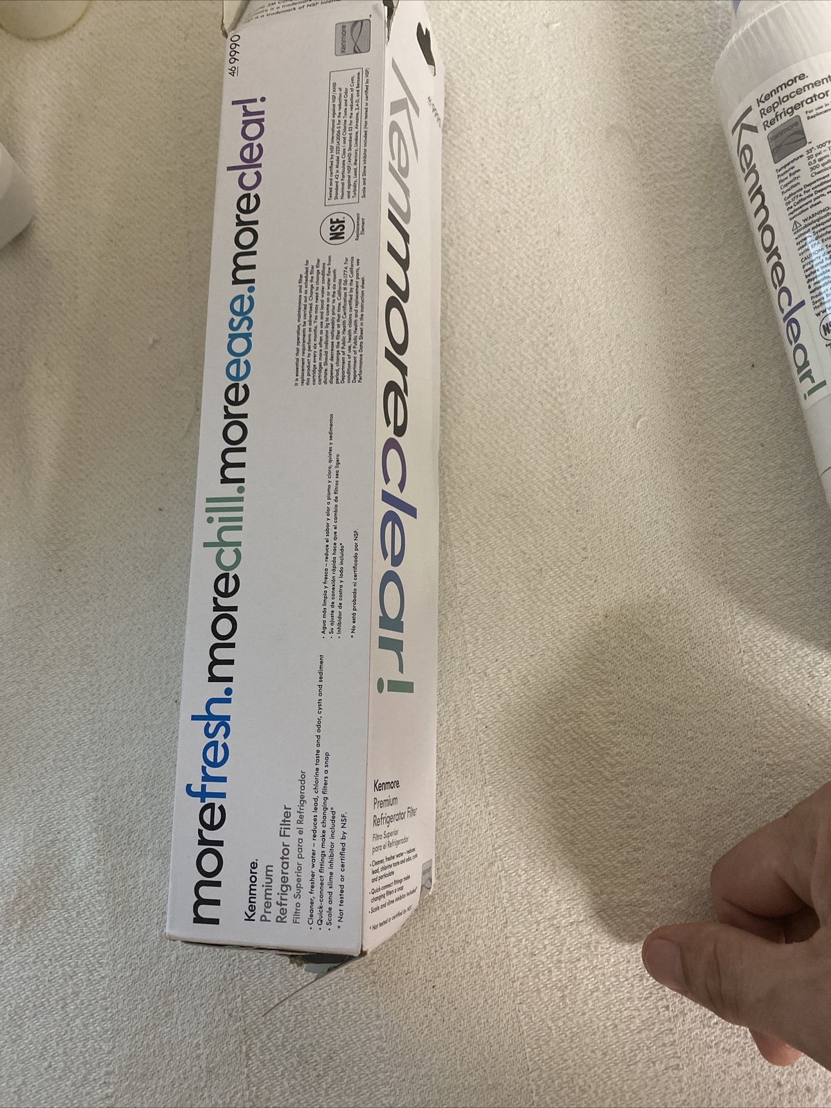Kenmore 9990 Water Filter For Aqua Optima Evolve – White Sealed See Photos!!!!