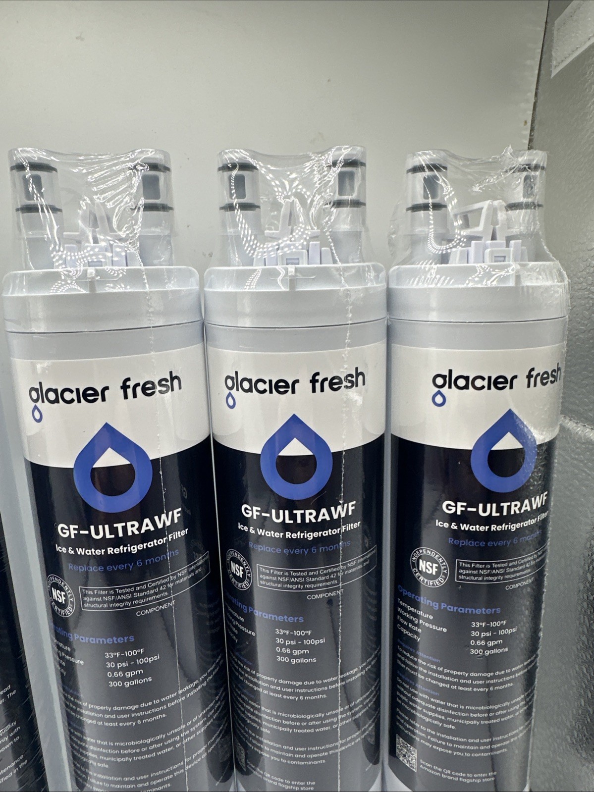 (5) GLACIER FRESH Replacement for Frigidaire ULTRAWF,Pure Source Ultra, Kenmore.