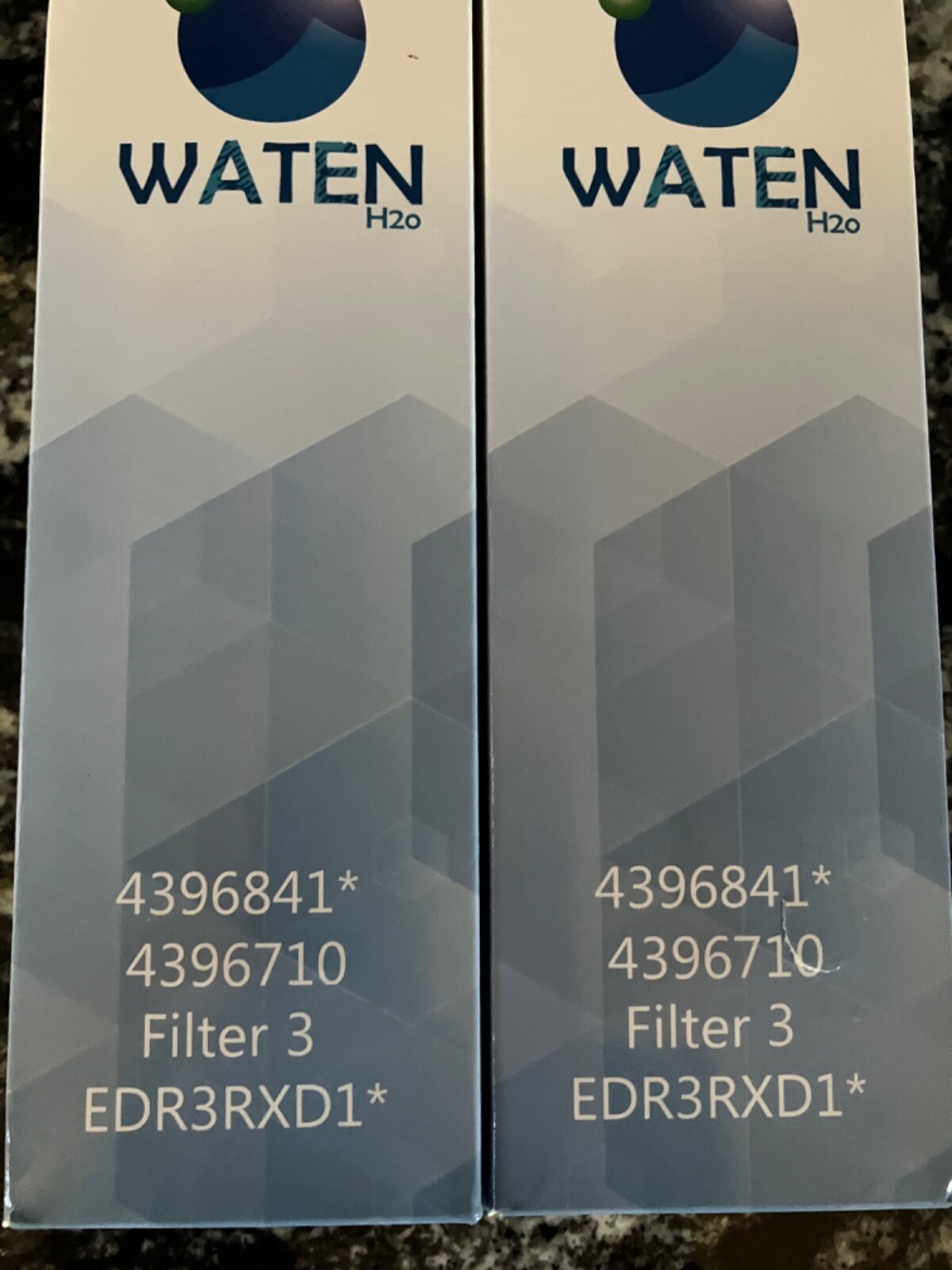 TWO NEW Waten H2O Filter 3: EDR3RXD1, 4396841, 4396710