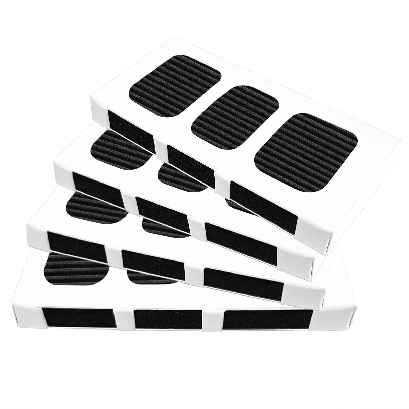 4 Pack Paultra2 Refrigerator Air Filter Replacement For 4PCS, Black