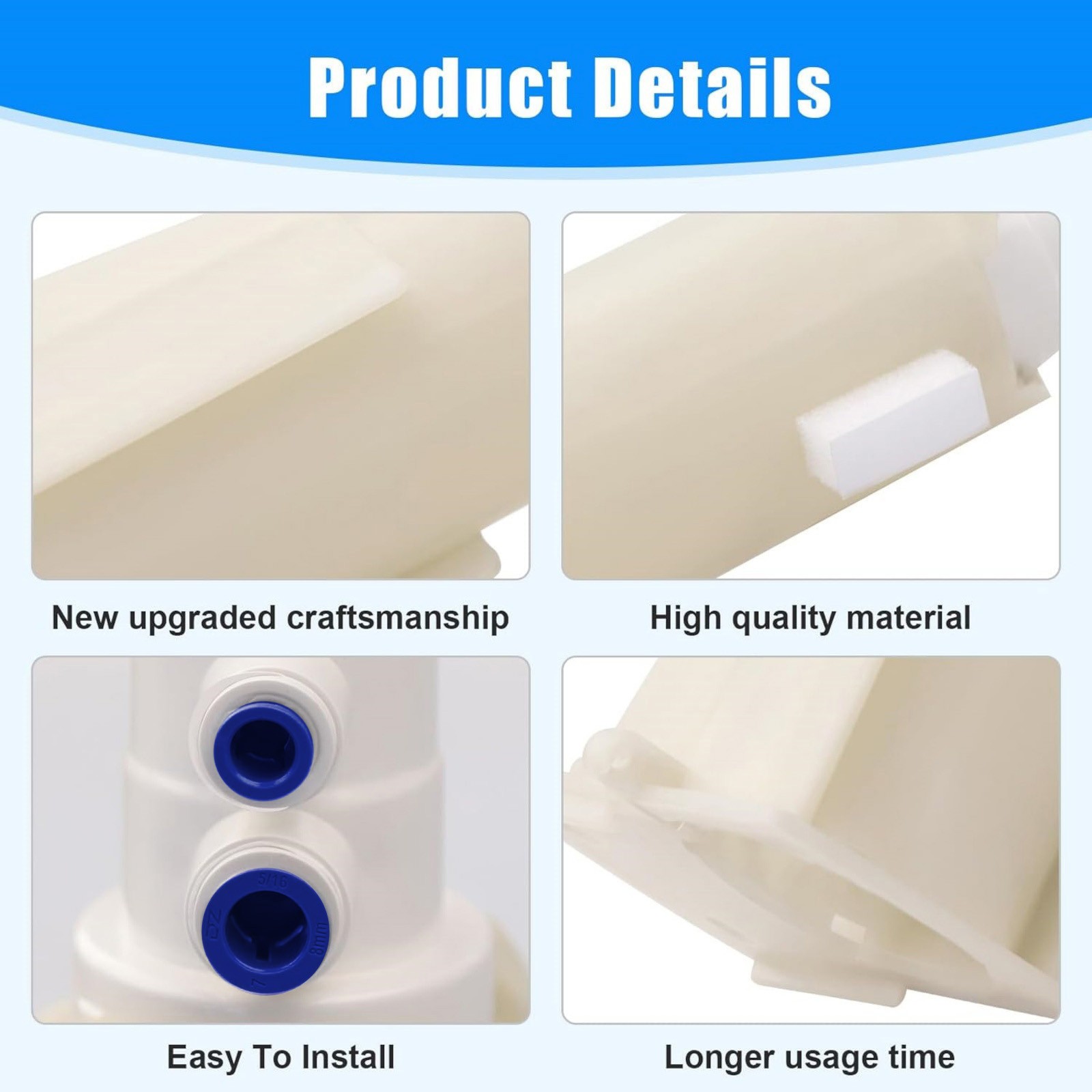 WP2186443 Refrigerator Water Filter Housing For Kenmore Water Filter Connector