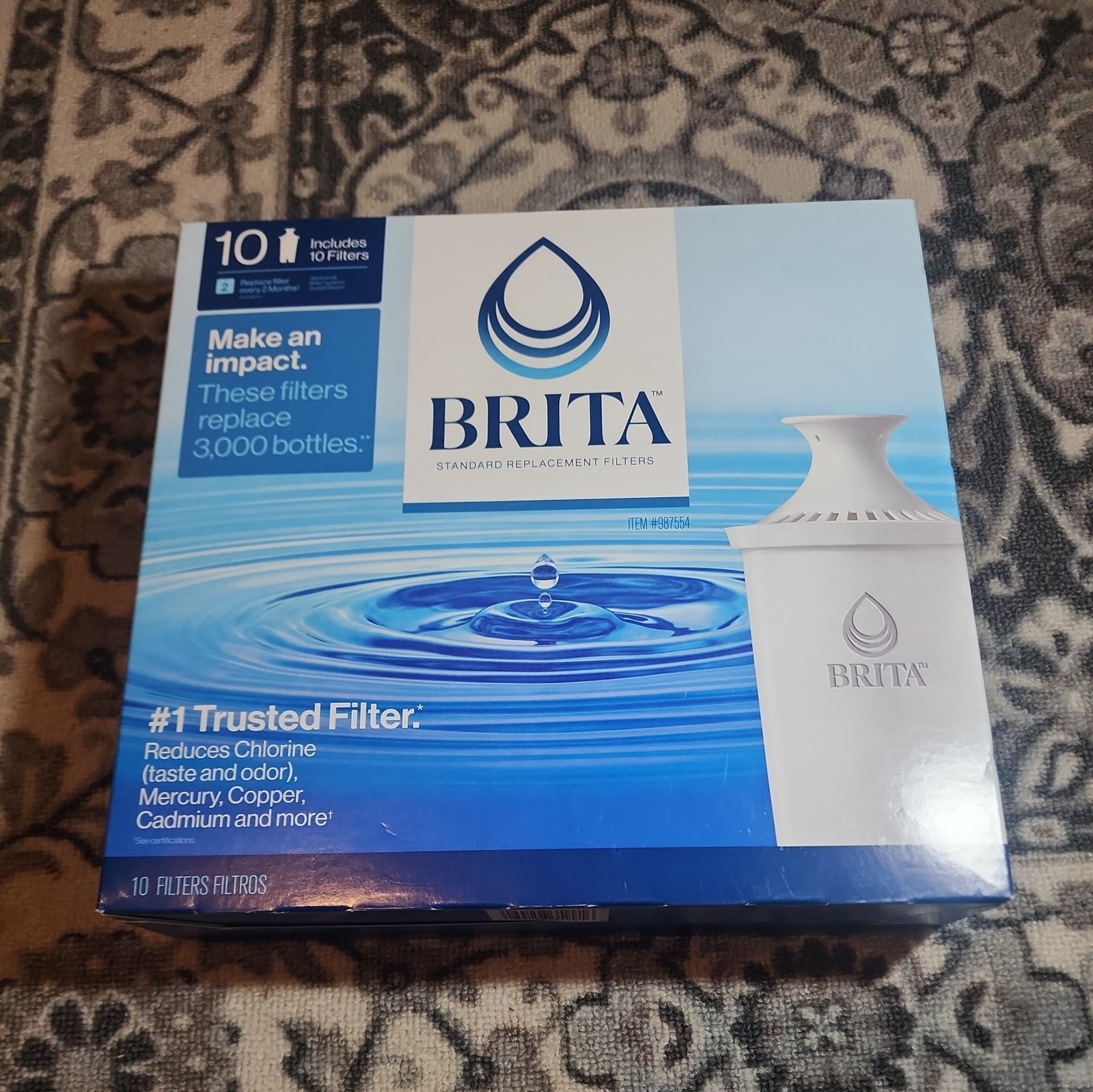 Brita Standard Replacement Water Filter – 8 Pack