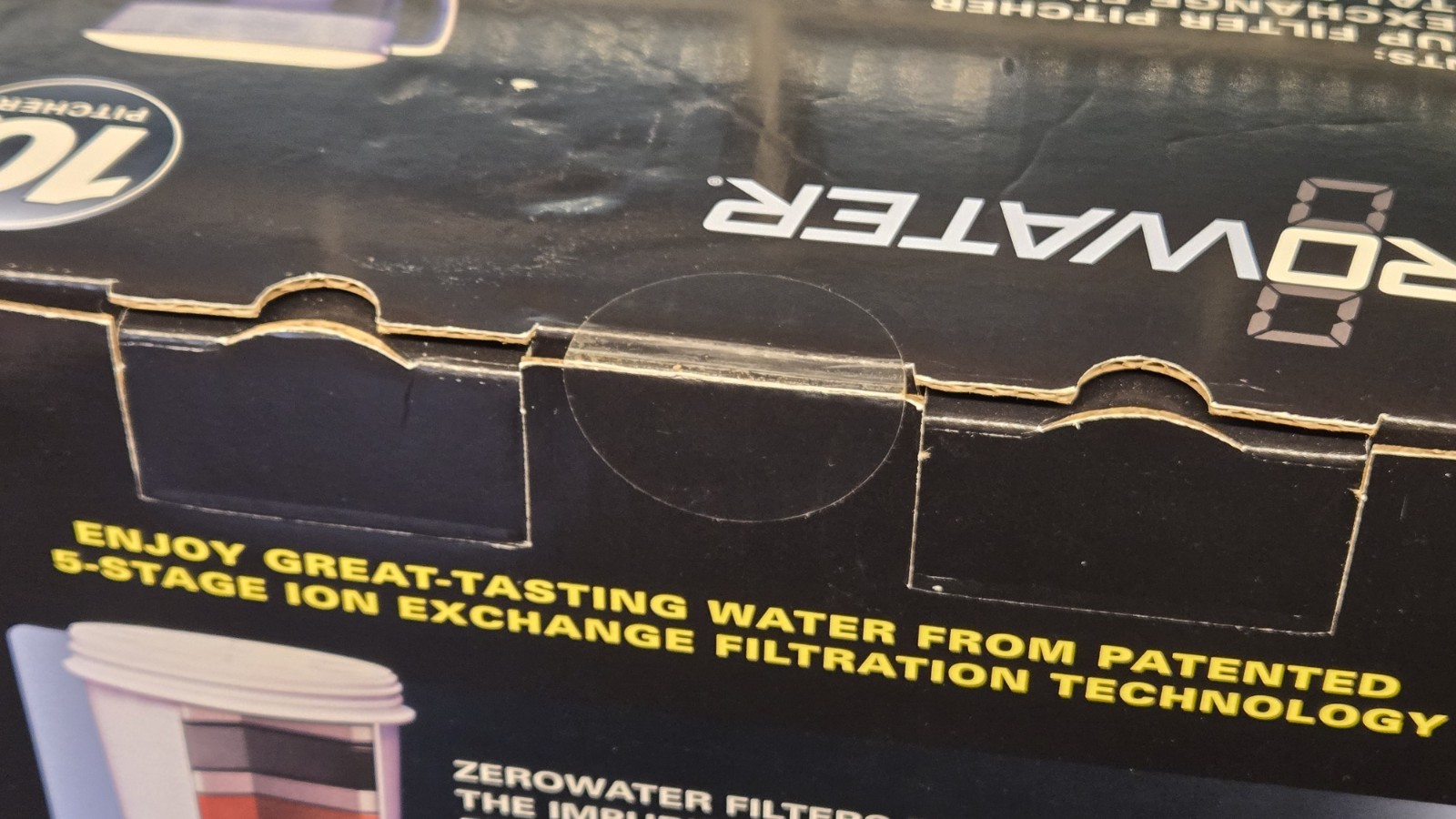 ZeroWater 10 Cup 5 Stage Water Filtration Pitcher Dispenser Water Meter & Filter