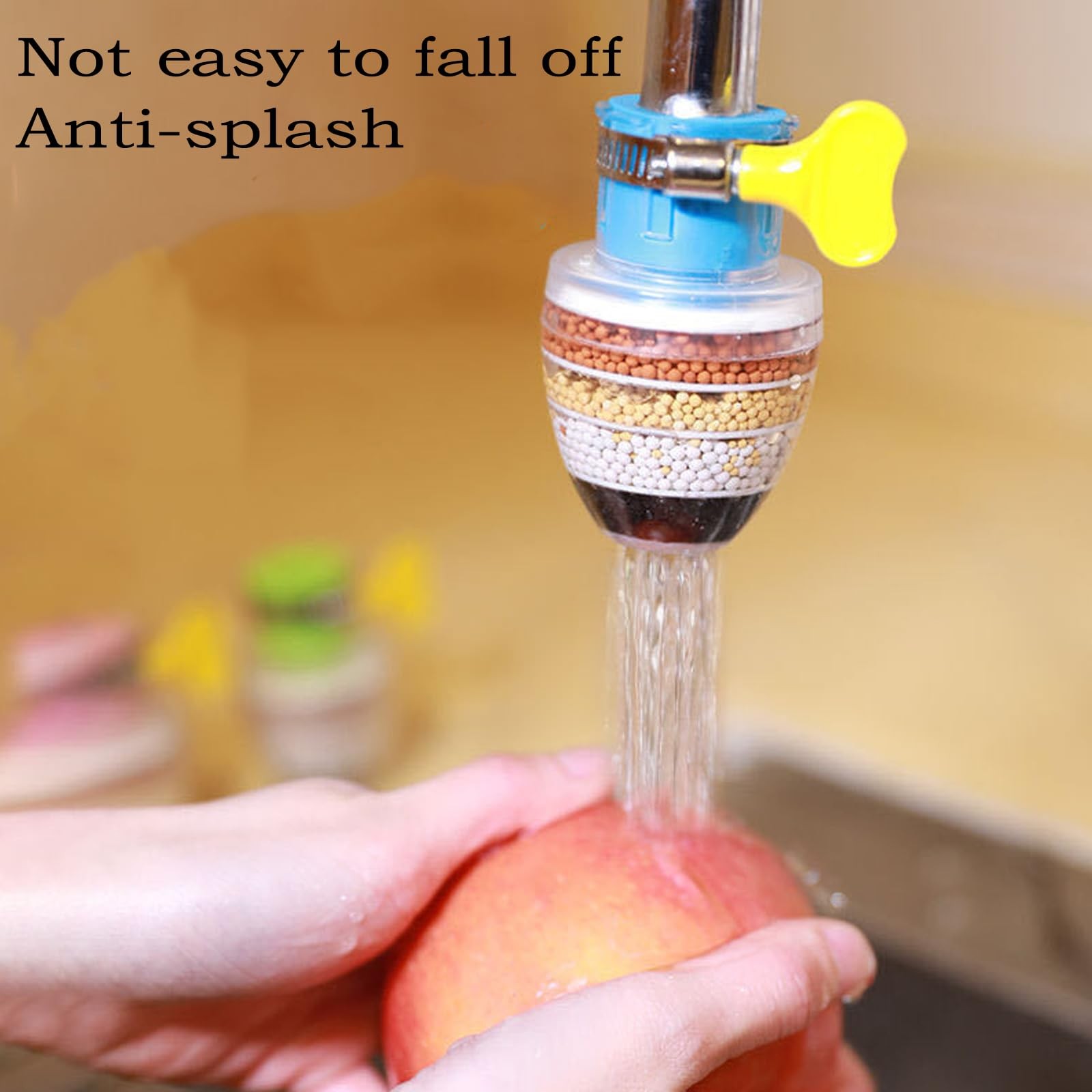 3 Pack New Upgraded sixLayer Faucet Filter, Water Filter for Sink, Kitchen Fa…