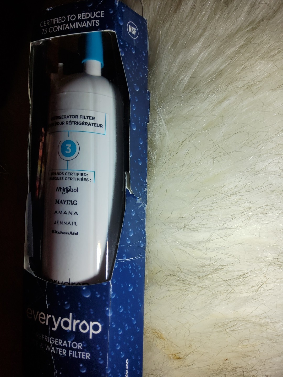 EveryDrop Pur Ice And Water Refrigerator Filter 3. New/Sealed ΕDR3RXD1. P1WB2