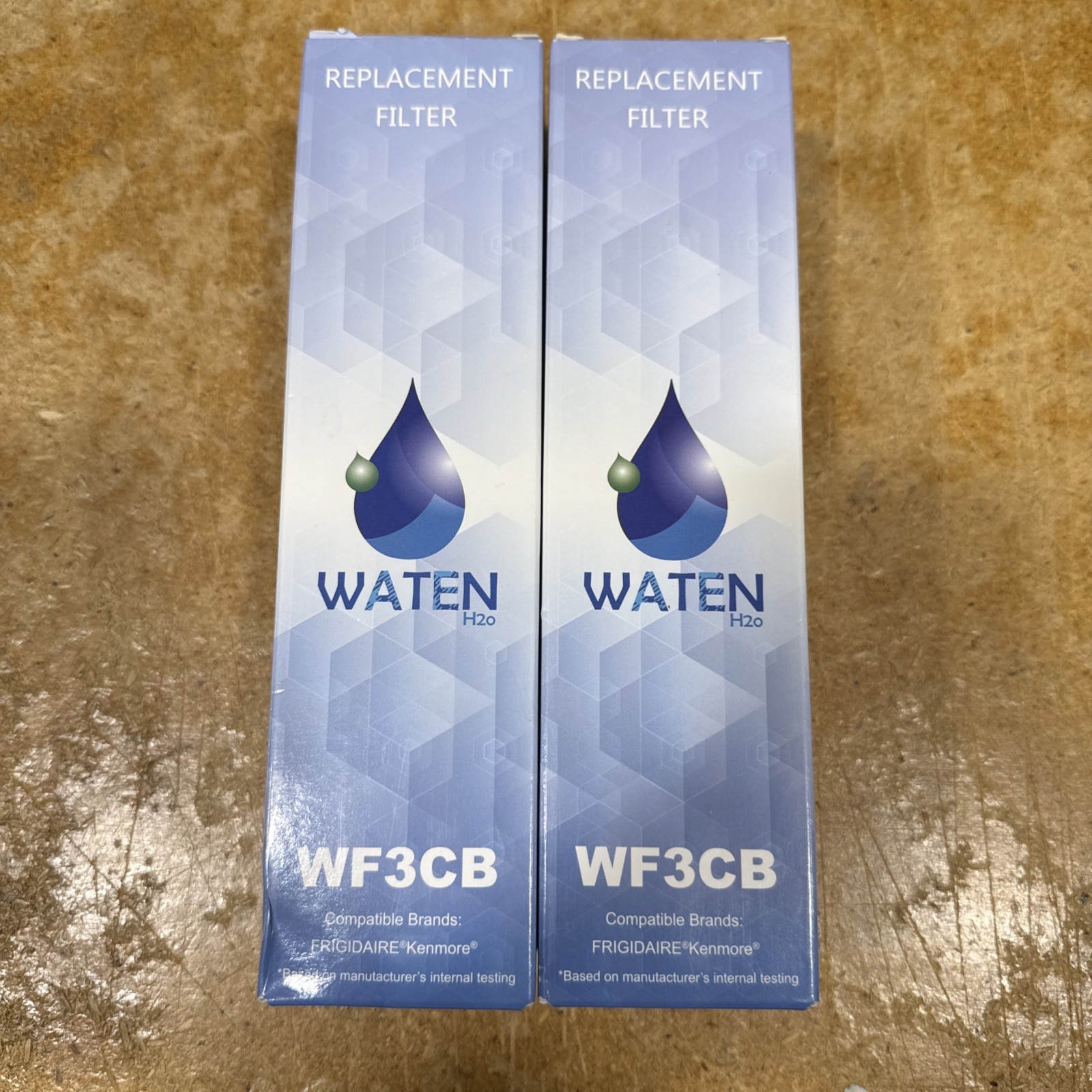 Waten H20 Replacement Water Filter WF3CB 469999 Frigidaire Kenmore New LOT OF 2