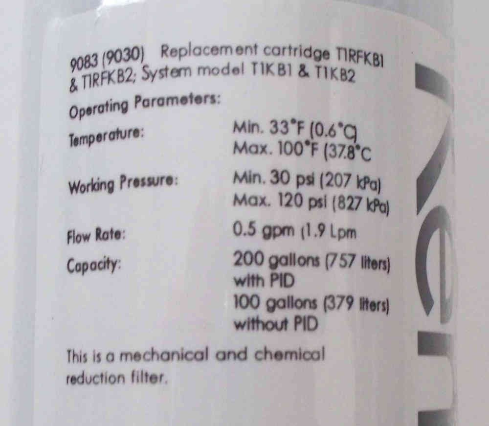 Kenmore Replacement Refrigerator Water Filter – 9083 – 4609083 – Combo Ship