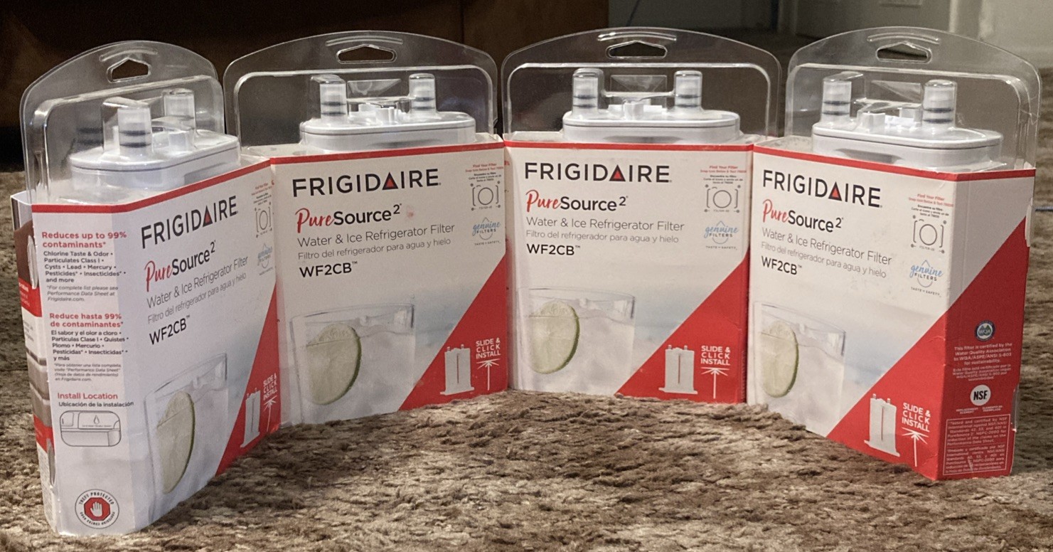 4 Pack – New Frigidaire PureSource2 Water Filter Model WF2CB
