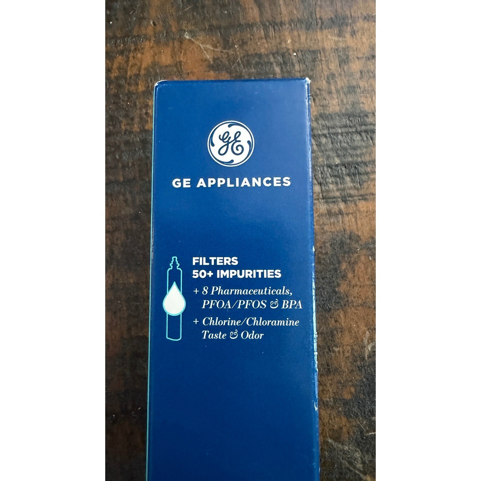 GE RPWFE Refrigerator Water Filter Genuine Blue White French Door Replacement