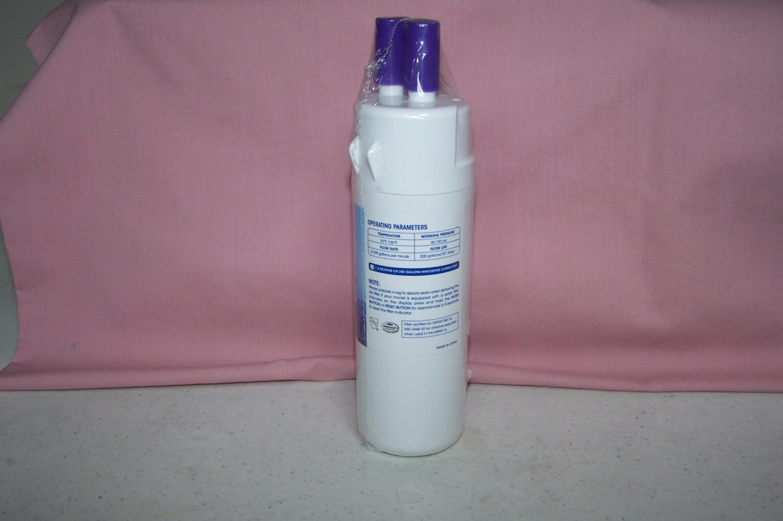 Marriotto Refrigerator Water Filter MRW1 NEW Sealed Pack