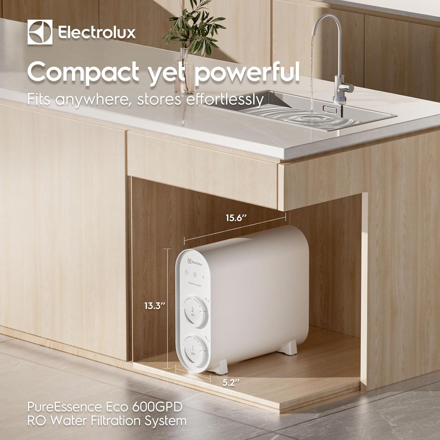 Electrolux Eco Tankless RO Filtration System 600GPD -Certified Refurbished !