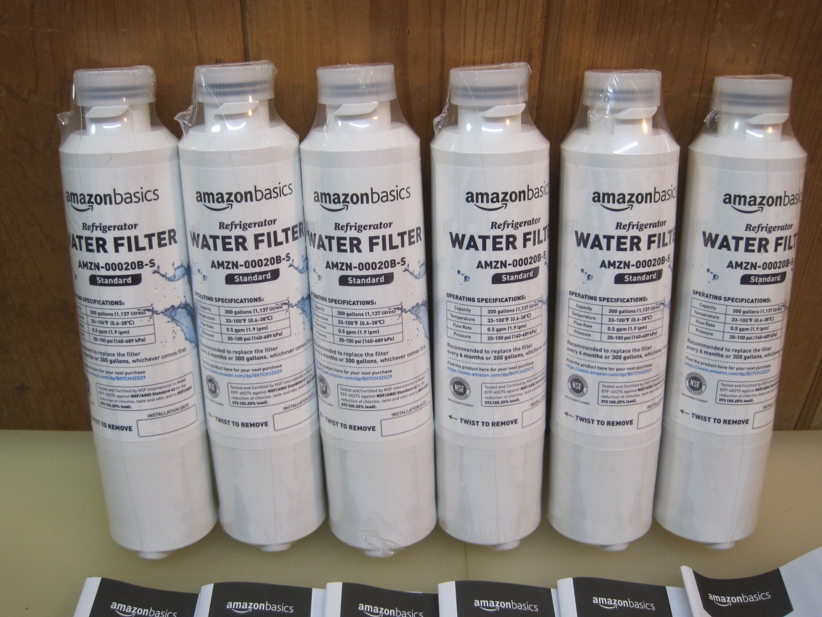 (6 pack) DA29-00020B Refrigerator Water Filter, Replacement for Samsung HAF-CIN