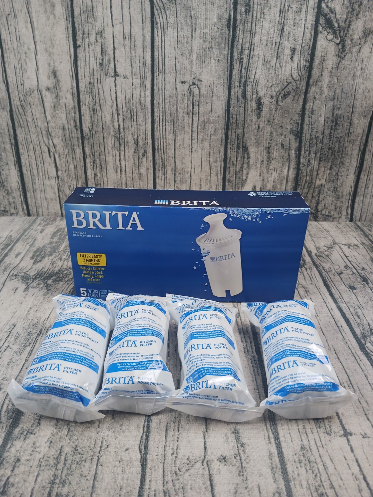 Brita (987554) Pitcher Replacement Filters OEM (9-Pack) Open Box / Sealed