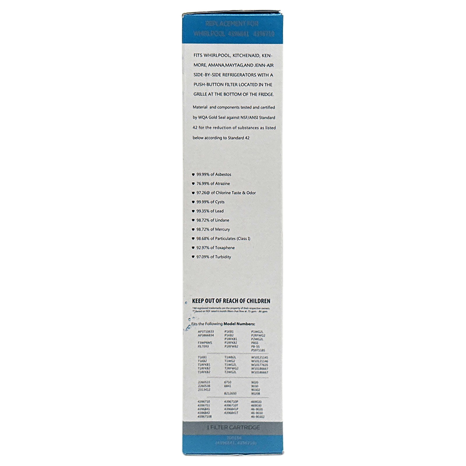 Ice Drop Refrigerator Water Filter Fits Filter 3, 46-9083, 46-9030