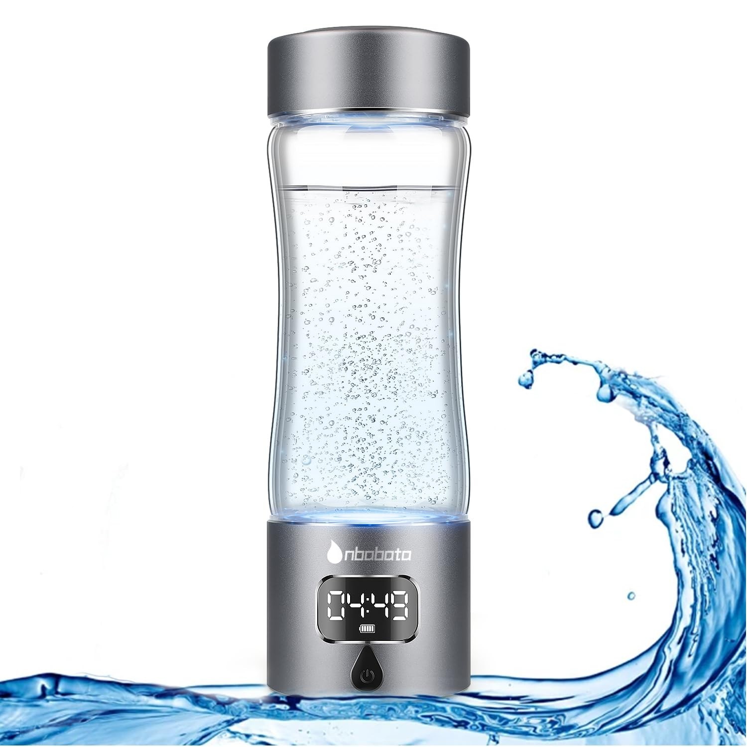 Hydrogen Water Bottle Generator, 340ml Portable Hydrogen Water Maker 5000ppb