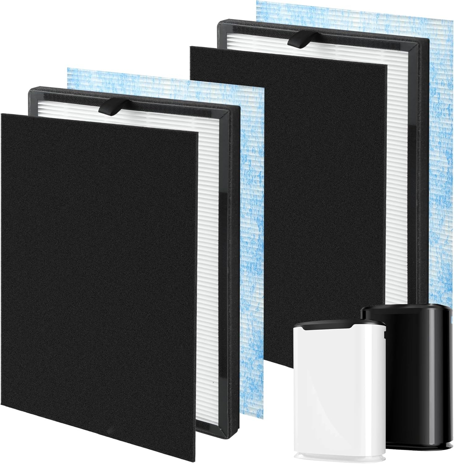 2 Packs Airmax 8L 3 in 1 Blue Ultra Filter Filter Compatible with Okaysou