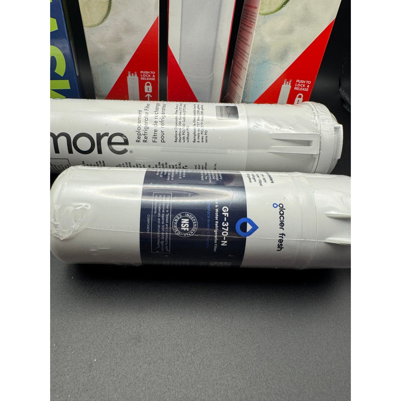 Lot of 6 GE, Frigidaire, Kenmore, Glacier Replacement Refrigerator Water Filters