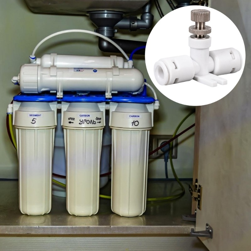 2pcs Water Speed Controller Hose Reverse Osmosis Water Flow Valves Regulator