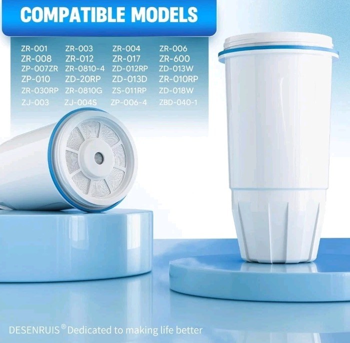 filtro de agua para jarra y dispensador cero ZR-001 ZR-004 ZP-006 ZR-017 plomo..
