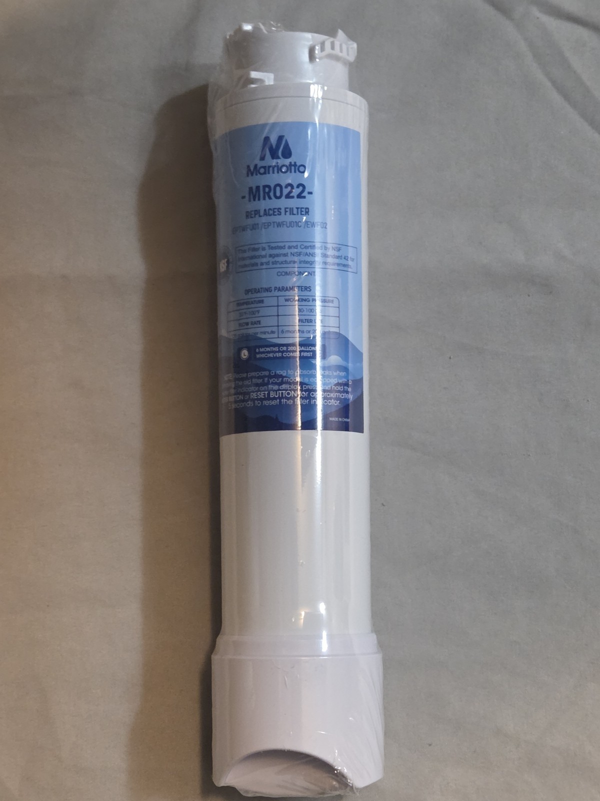Marriotto MR022 Replacement Water Filter