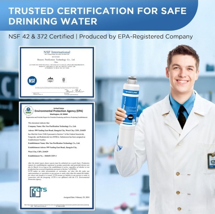 3 Pack Worture DA29-00020B HAF-CIN/EXP ReplacementRefrigerator Water Filter..115