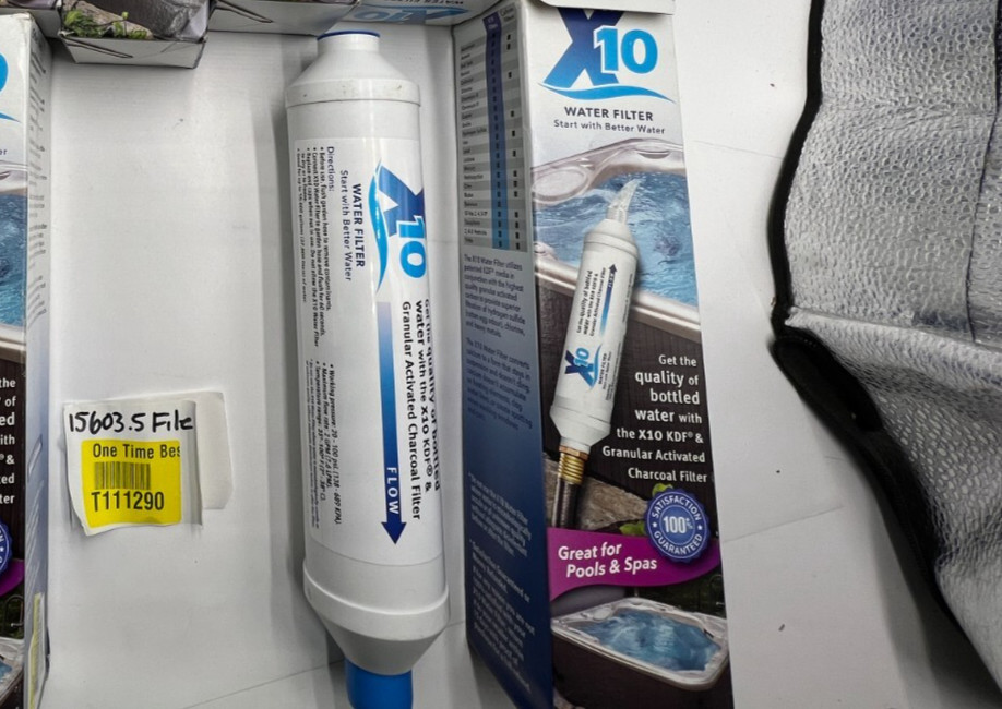 X10 SP6 Water Filter With Patented KDF Media And Granular Activated Charcoal