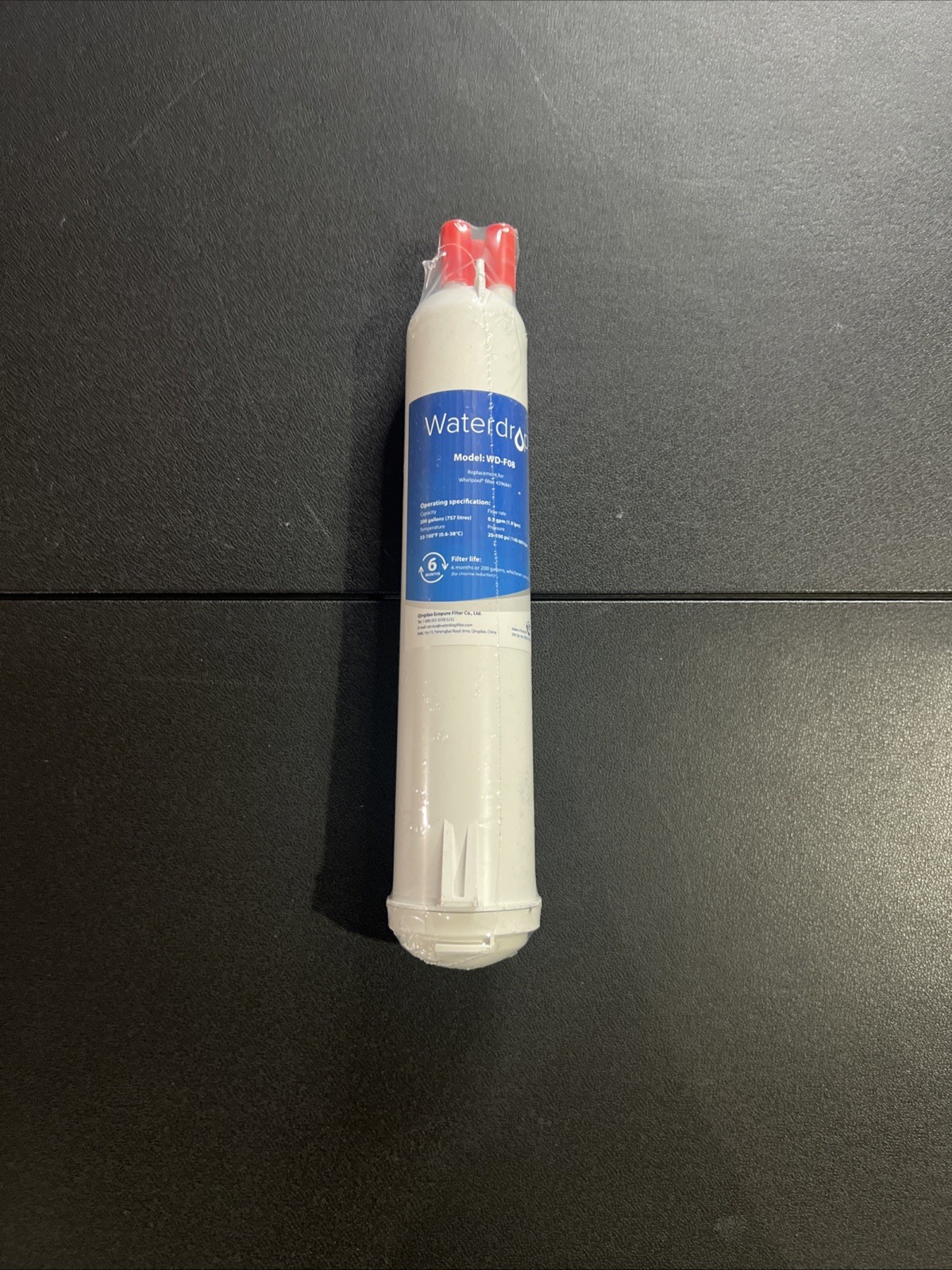 Waterdrop WD-F08 Refrigerator Water Filter, Fits Kenmore® 46-9083, 46-90309
