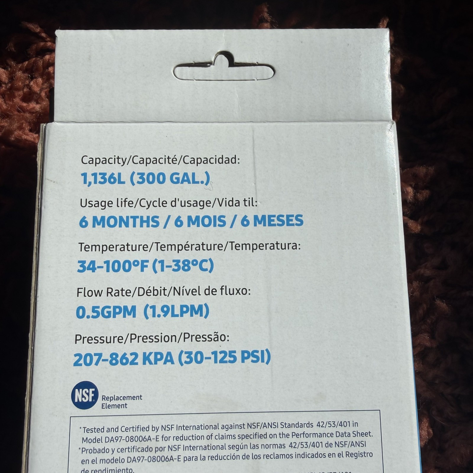 1 PACK Samsung DA29-00020B HAF-CIN/EXP Refrigerator Water Filter New Sealed