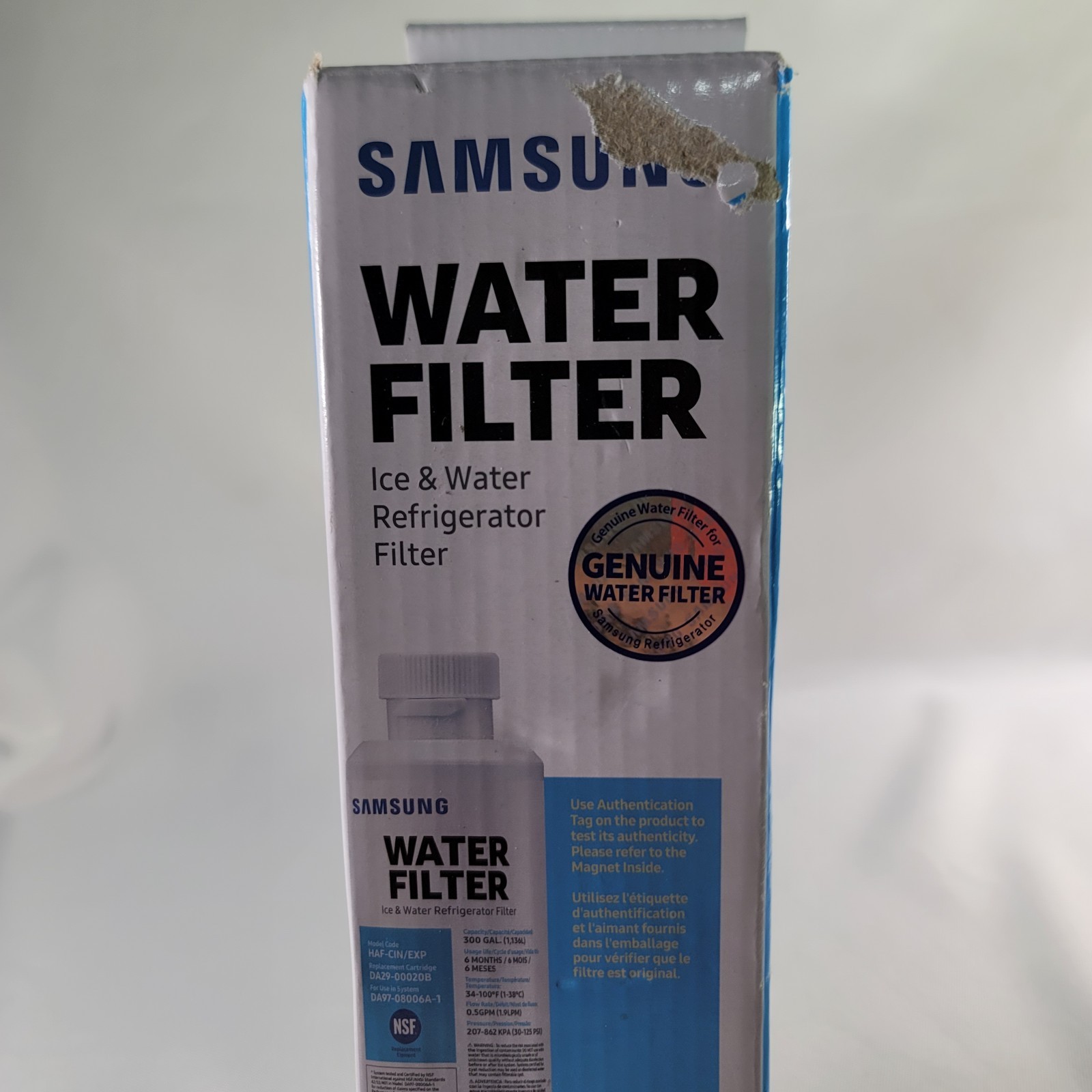 Samsung OEM DA29-00020B HAF-CIN/EXP Refrigerator Water Filter