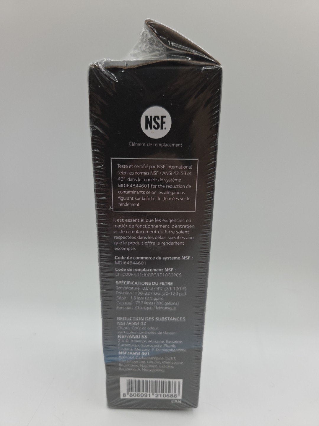 LG LT1000P Genuine Refrigerator Refresh Ice Water Filter ADQ747935 US