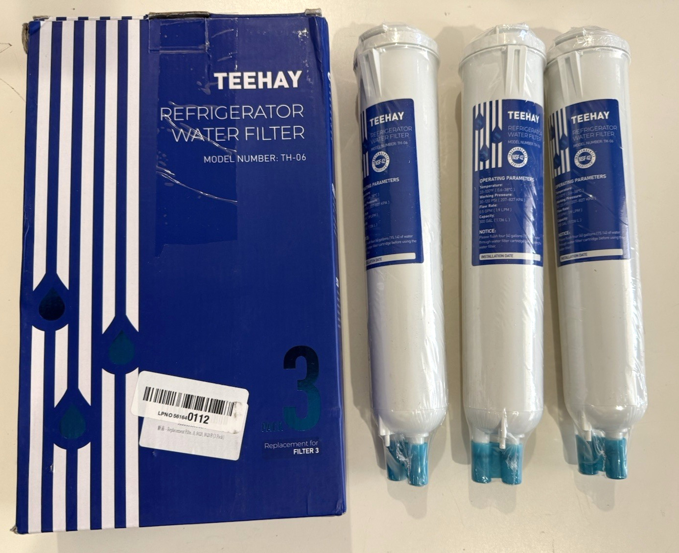 3 Pack 9083 Water Filter 3 Replacement – T1RFKB2 B1 9030 9020 409083 Kenmore