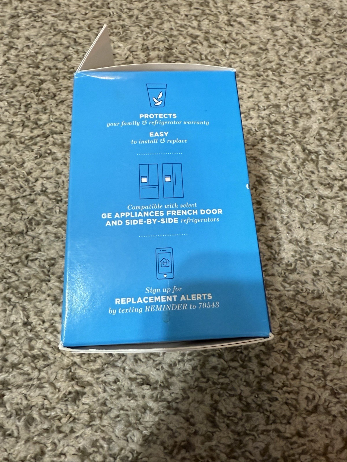 GE MWF Genuine Refrigerator Water Filter New Removes Lead Chlorine Taste & Odor
