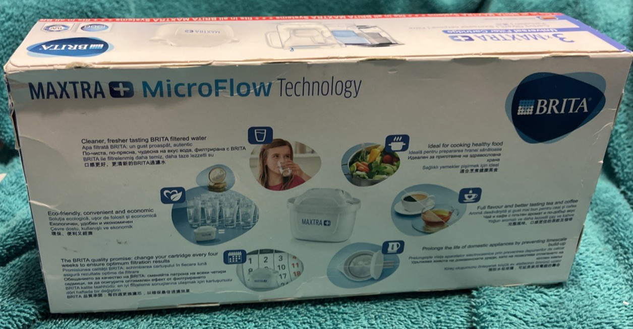 BRITA MAXTRA+ Water Filter Pitcher Cartridges Pack Of 3