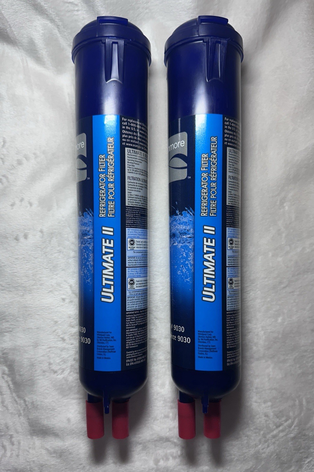2 Kenmore Ultimate II Refrigerator Filters 4690302 – 2 Stage Filtration Open Box