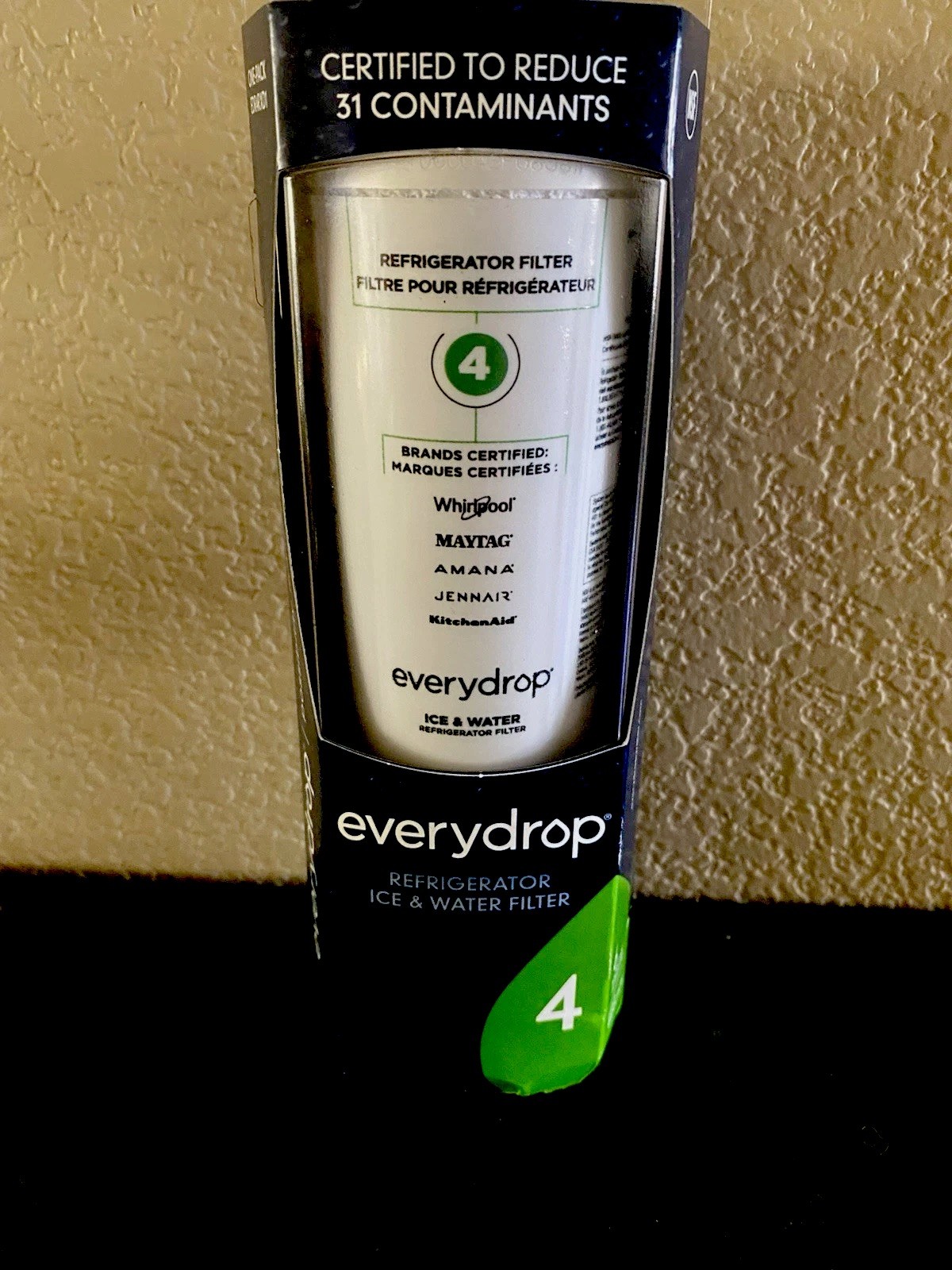 Everydrop Water Filter A for Maytag, Whirlpool, KitchenAid, Amana NEW AND SEALED