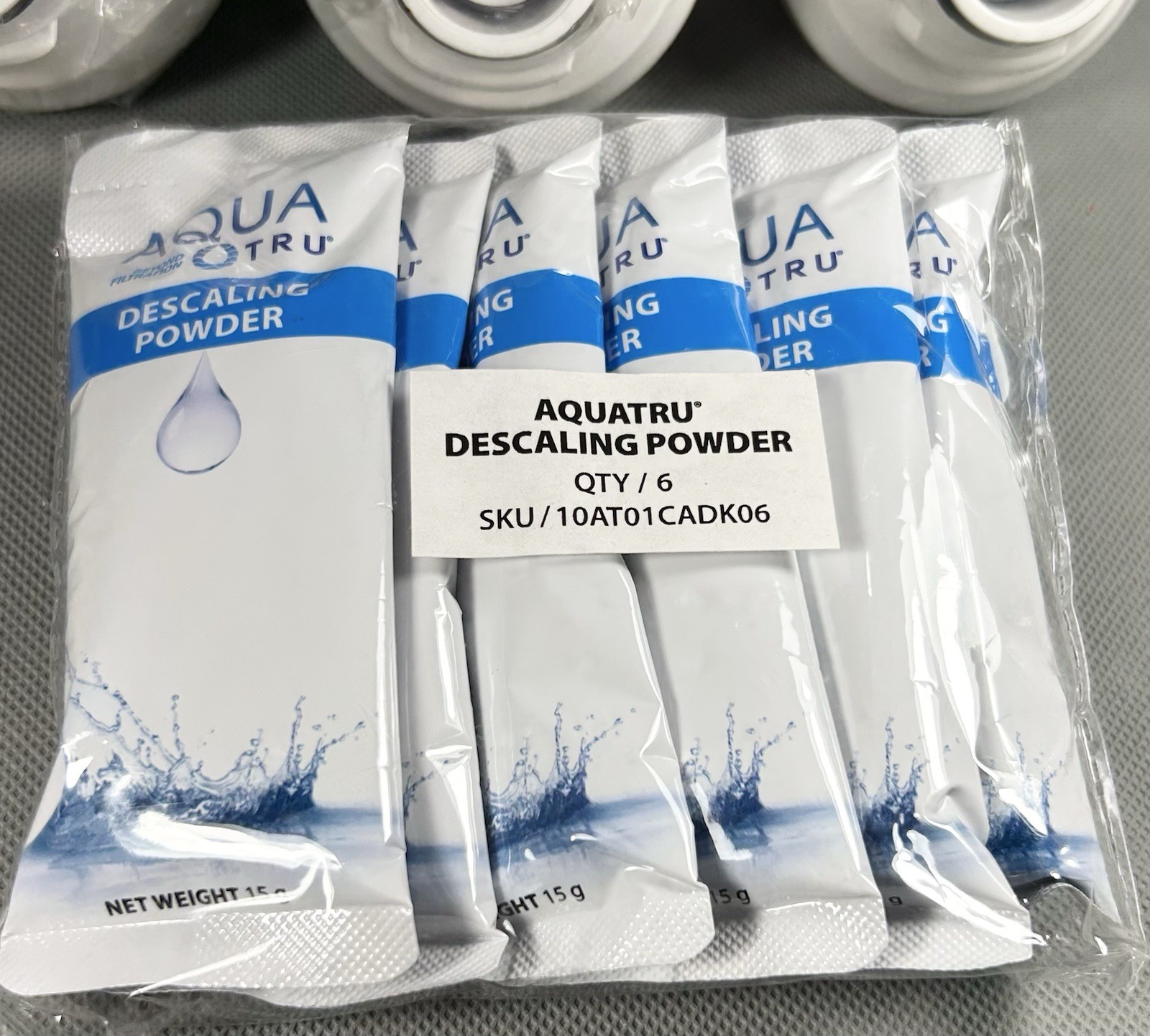 Aquatru Replacement Carbon Filters Descaling Kit Powder Filtration Purification