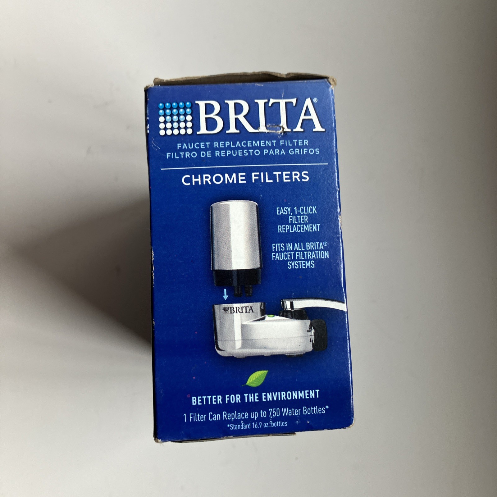 Brita Elite Faucet Replacement Filters 3 Pack Chrome FR-200 Removes 99% Lead