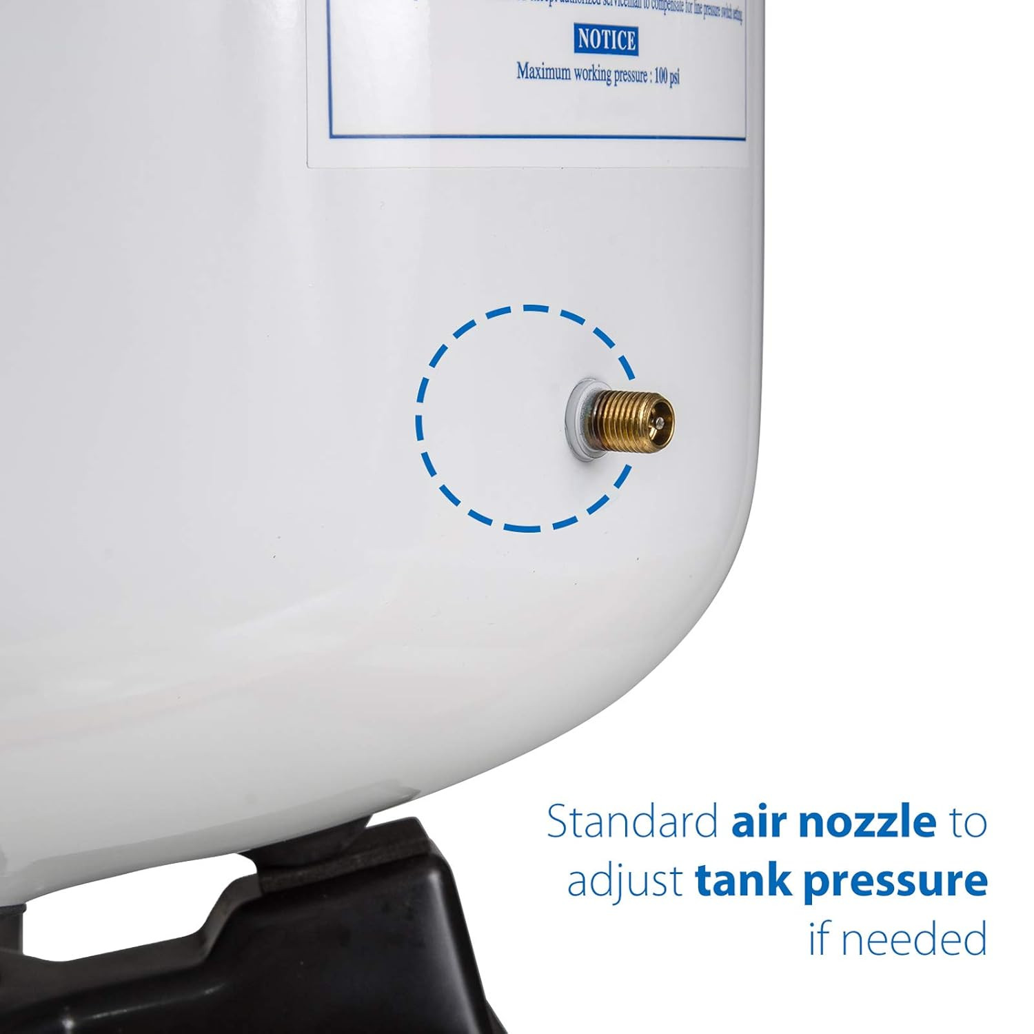 T32M Pressurized Water Storage Tank with Ball Valve for Reverse Osmosis RO Syste