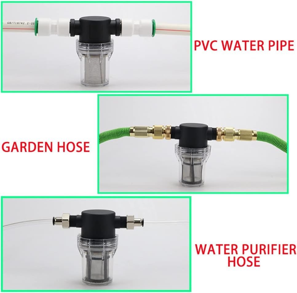 Stainless Steel Inline Sediment Filter 3/4 Inch for Garden Hose