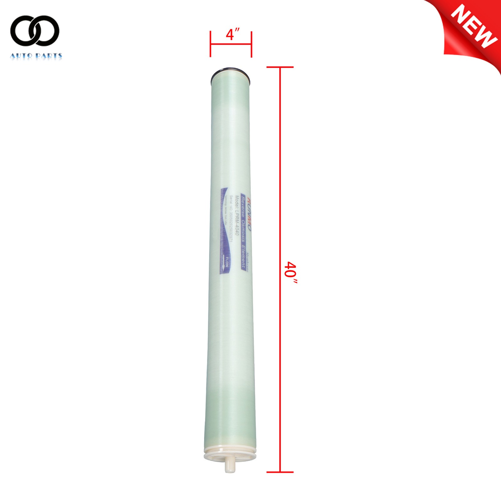 W/AG4040FF AG4040TF TW30-4040 BW-4040 Reverse Osmosis Membrane 4inx40in 2400 GPD
