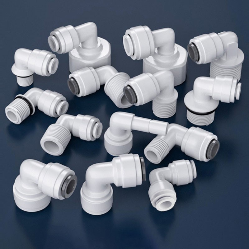 Push Fit Pipe Tube Connector Reducers Straight Fitting 1/4″ 3/8″ 1/2″ 3/4″~5/8″