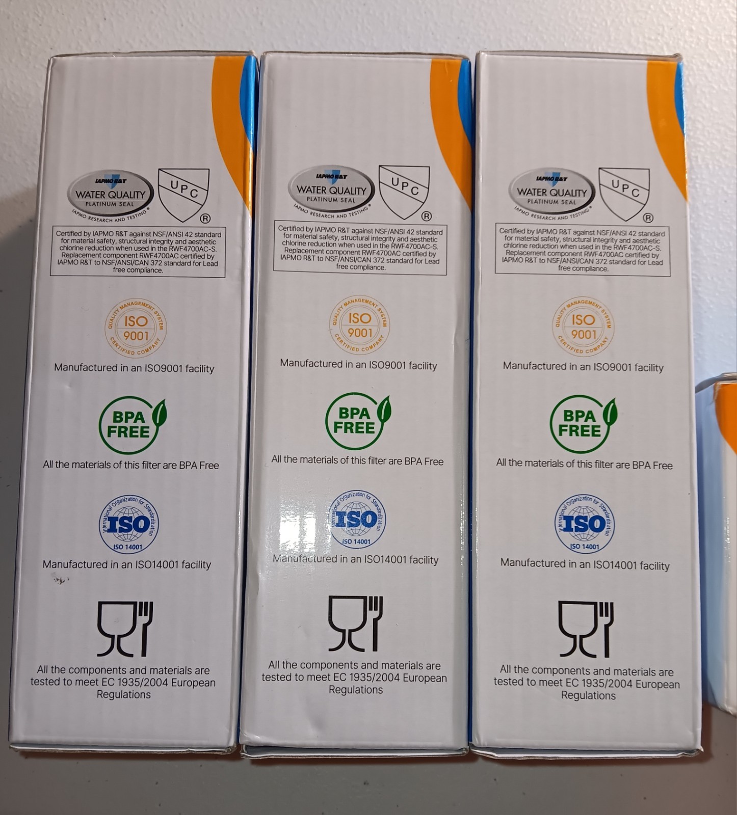 3 Pack PUREPLUS RWF4700AC Refrigerator Water Filter & Air Filter Fit for LG New