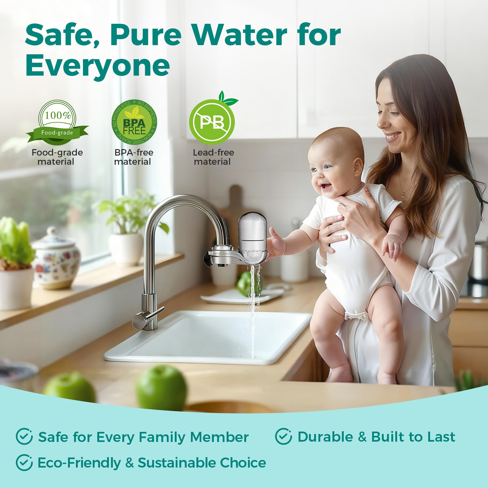 Fil-fresh 3-PACK RF-3375 Faucet Water Filter for FM-3700, PFM400H, PFM350V NEW