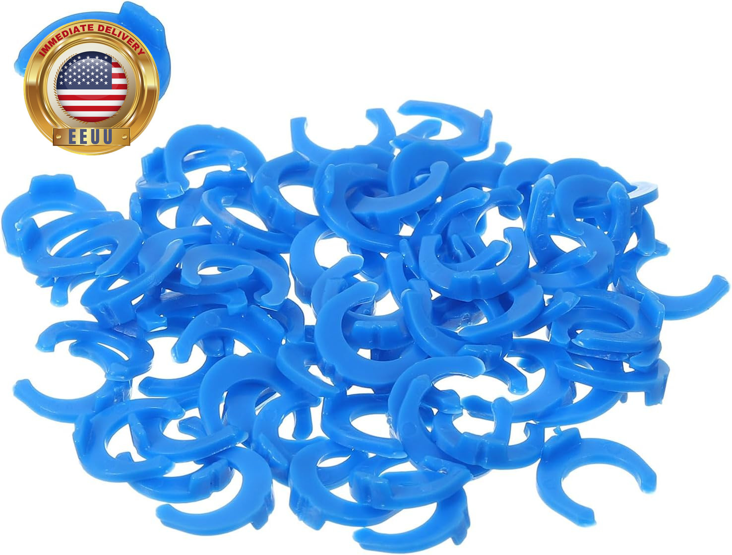 50Pcs 1/4 Inch Locking Clip for RO Water Filtration Systems Tube Quick Connect L