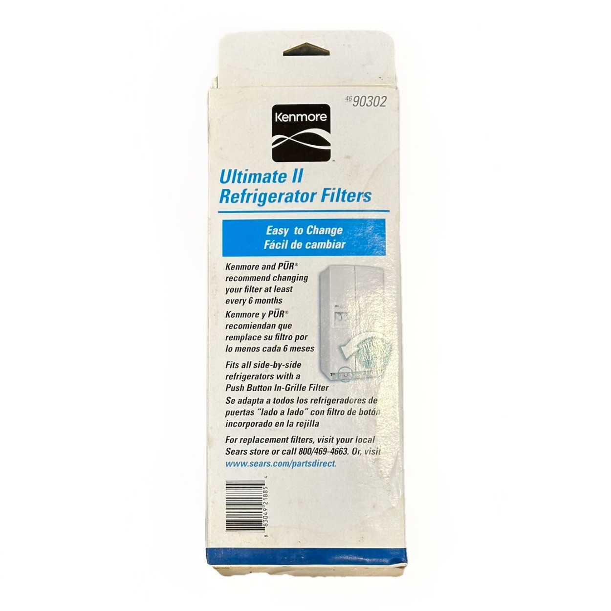 Kenmore Ultimate II Refrigerator Filters 46-9030 9030 Blue Pack of 2 Pur