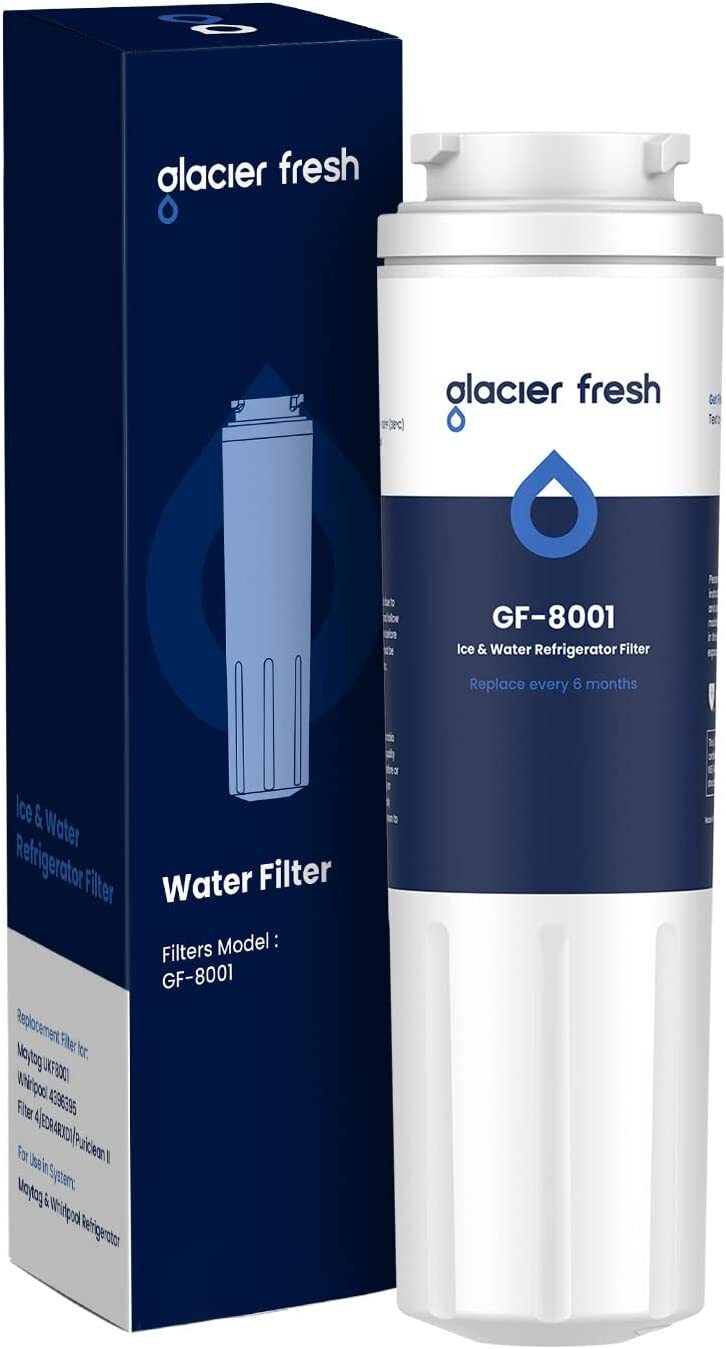 1 2 3 4 Pack EDR4RXD1 UKF8001 Refrigerator Water Filter Whirlpool Maytag Puricle