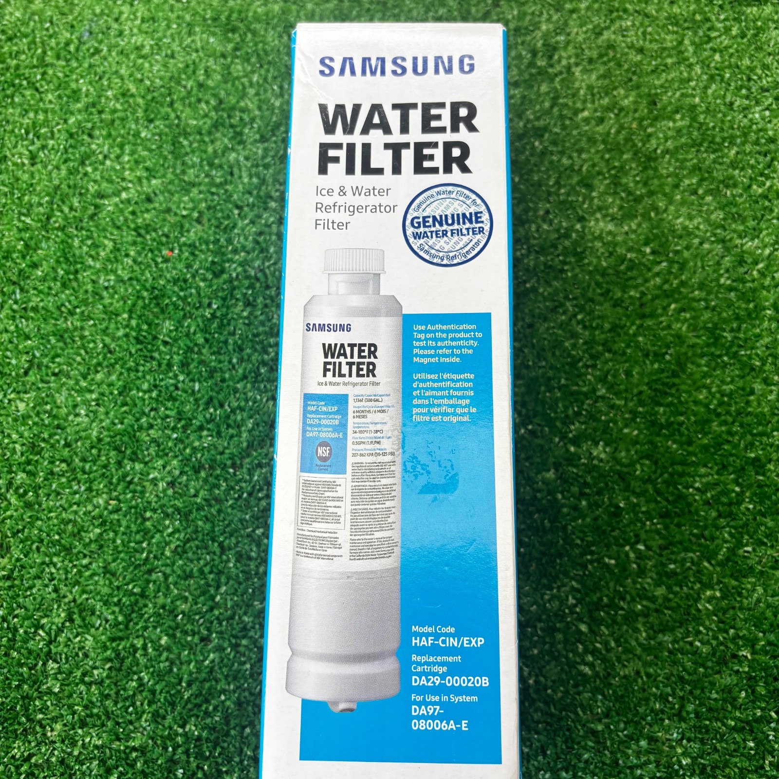 New Samsung Genuine DA29-00020B HAF-CIN/EXP Fridge Ice & Water Filter FREE SHIP